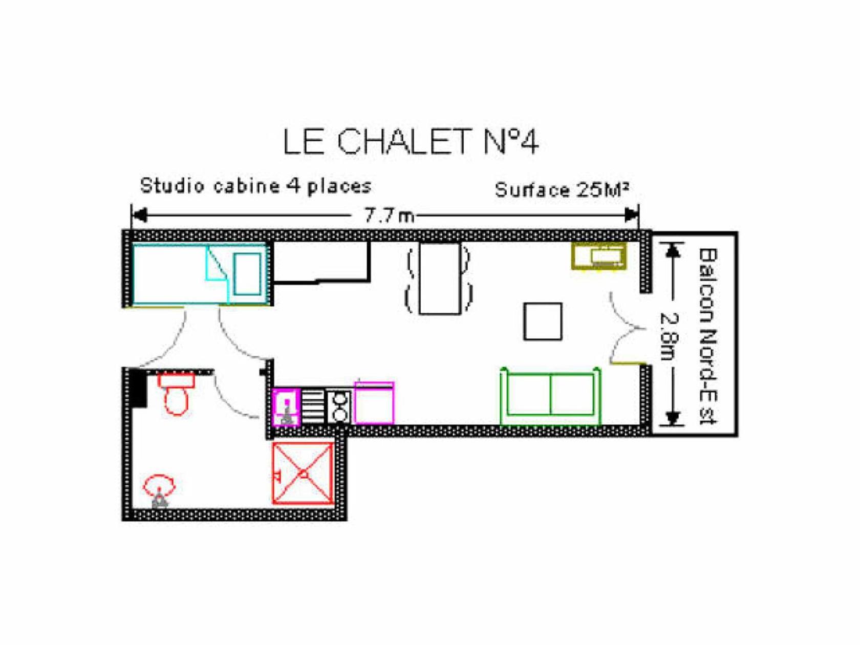 Le Chalet - Piscine 4 - Studio Pour 4 Personnes Mae-8764 غوريت المظهر الخارجي الصورة